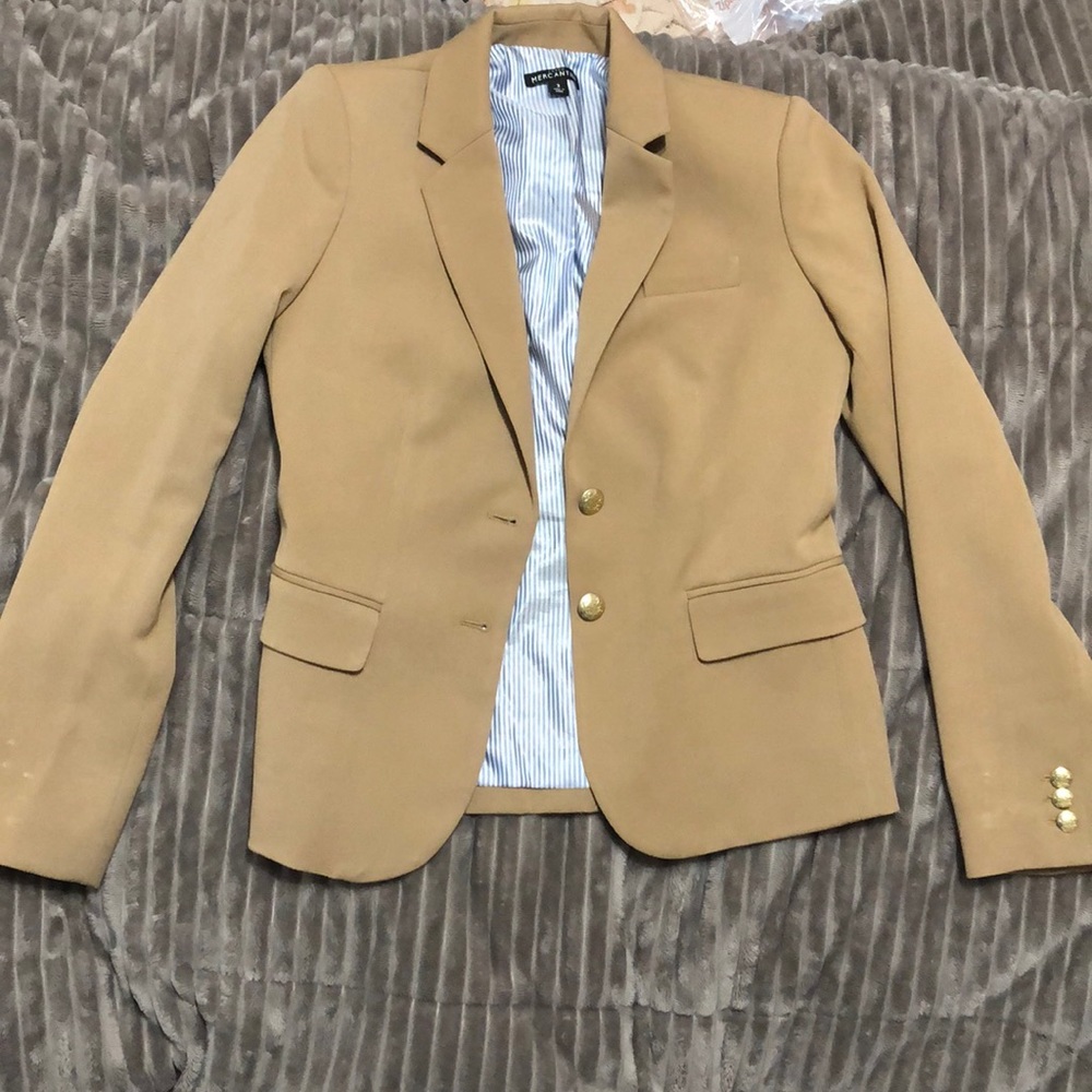 Jcrew tan blazer